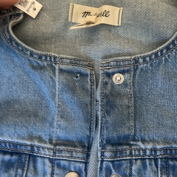 Madewell Cinched Lady Jacket in Ashbury Wash: Airy Denim Edition - Picture 8 of 9